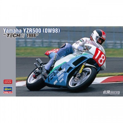 [ܼ] BH21762 [Hasegawa] BH21762 1/12 Yamaha YZR500 (0W98)TECH21 1988