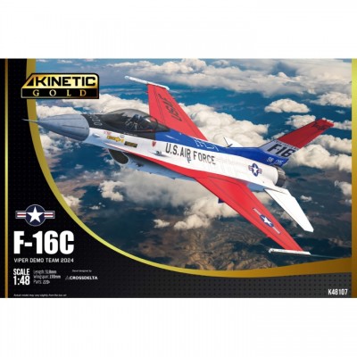 [ܼ] CNK48107 [Kinetic] CNK48107 1/48 F-16C Viper Demo Team 2024