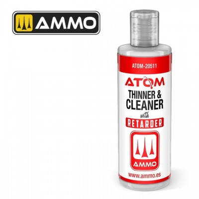 [ܼ] CG20511 [MIG AMMO] CG20511 ATOM Thinner and Cleaner with Retarder 60mL