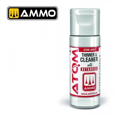 [ܼ] CG20501 [MIG AMMO] CG20501 ATOM Thinner and Cleaner with Retarder 20mL