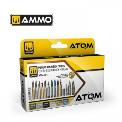 [ܼ] CG20713 [MIG AMMO] CG20713 ATOM Modern Amunition Colors Set