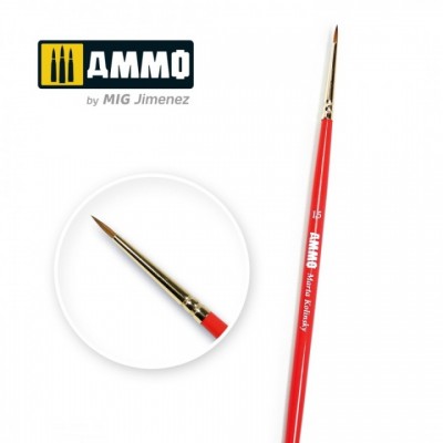 [ܼ] CG8712 [MIG AMMO] CG8712 1.5 AMMO Marta Kolinsky Brush