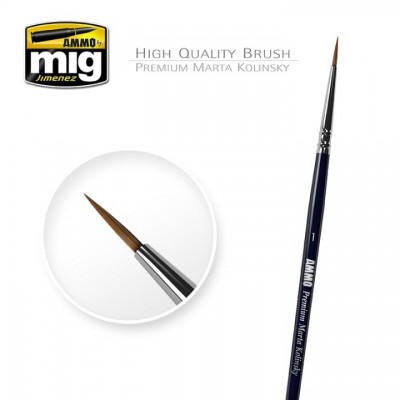 [ܼ] CG8602 [MIG AMMO] CG8602 1 Premium Marta Kolinsky Round Brush