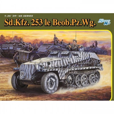 [ܼ] BD6482 [Dragon] BD6482 1/35 Sd.Kfz.253 Ie Beob.Pz.Wg. w/Magic Track/Metallic Car Width Pole/Figures