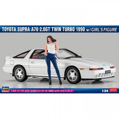[ܼ] BH52414 [Hasegawa] BH52414 1/24 SP614 Toyota Supra A70 2.0GT Twin Turbo 1990 w/Girls Figures