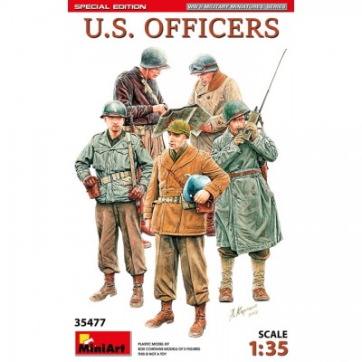 [ܼ] BE35477 [Miniart] BE35477 1/35 U.S.Officers Special Edition