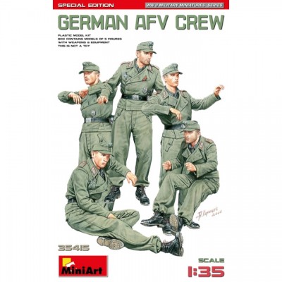 [ܼ] BE35415 [Miniart] BE35415 1/35 German AFV Crew - Special Edition