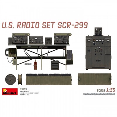 [ܼ] BE35455 [Miniart] BE35455 1/35 U.S.Radio Set SCR-299