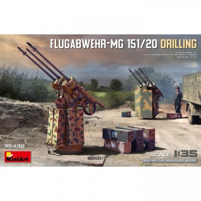 [ܼ] BE35438 [Miniart] BE35438 1/35 Flugabwehr-MG 151/20 Drilling