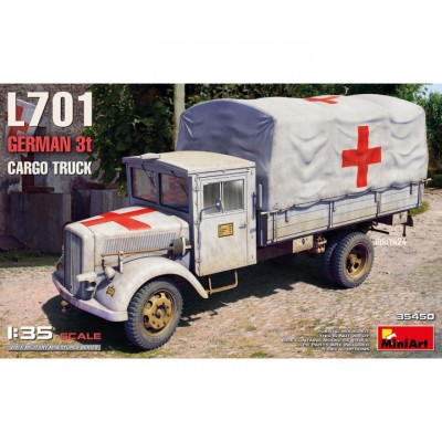 [ܼ] BE35450 [Miniart] BE35450 1/35 L701 German 3t Cargo Truck