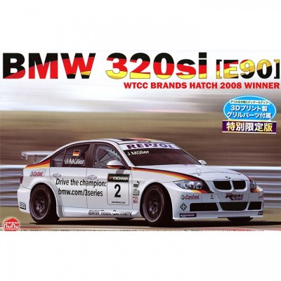 [ܼ] BPPN24037HE [PLATZ] BPPN24037HE 1/24 BMW 320si E90 2008 WTCC Brands Hatch Winner w/Grill Parts-3D printed