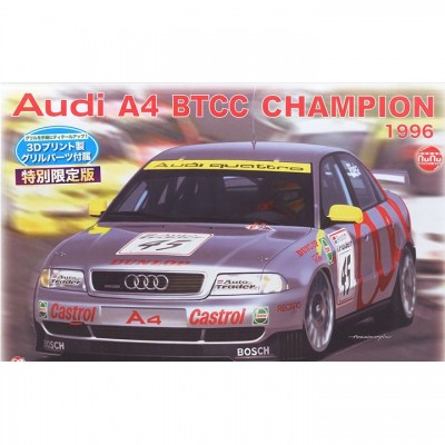 [ܼ] BPPN24035HE [PLATZ] BPPN24035HE 1/24 Audi A4 Quattro 1996 BTCC Champion w/Grill Parts-3D printed