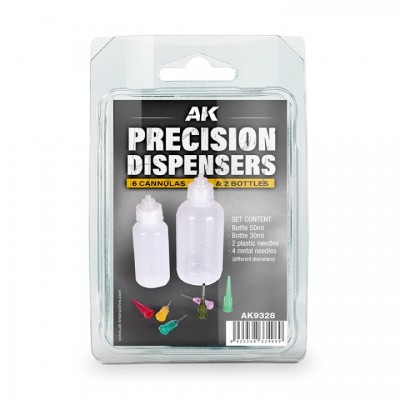 [ܼ] CAK9328 [AK interactive] CAK9328 PRECISION DISPENSERS (6 cannulas & 2 bottles) - 