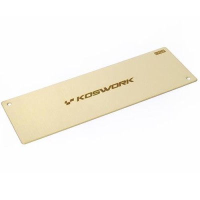 [ܼ] KOS04231 [KOSWORK] 32g Stick LiPo Weight 136x46x0.6mm