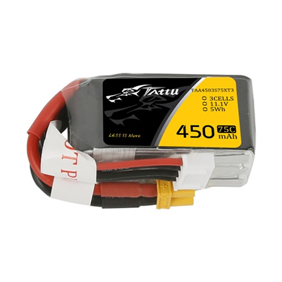 [���ܼ�] TA-75C-450-3S1P-XT30 [Gens Ace] Tattu 11.1V 450mAh 75C ��Ƭ������ ���͸� - XT30