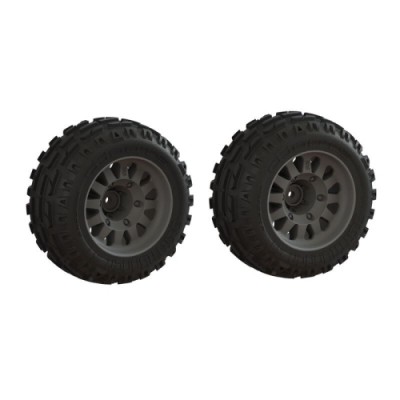 [ܼ] ARA-1552 [ARRMA] ARA-1552 DBoots Dirtrunner ST Tire Set Glued (1 Pair)