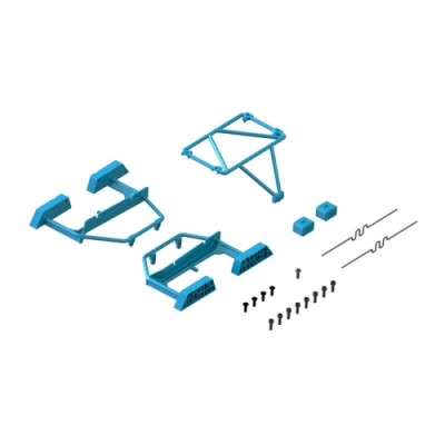 [ܼ] ARA-1569 [ARRMA] ARA-1569 Desert Truck Body Roll Cage Set, Blue: GROM