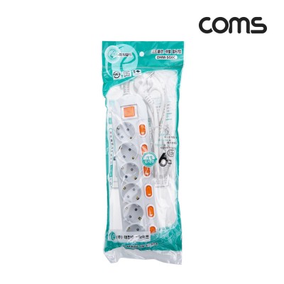 [ܼ] L0029114 Coms  ġ Ƽ 6 ,  SW 2ȣ, 16A 1.5M