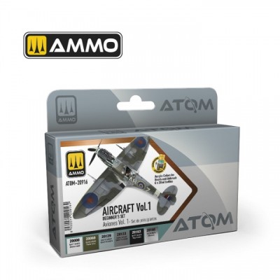 [ܼ] CG20916 [MIG AMMO] CG20916 ATOM Beginners Set: Aircraft Vol.1