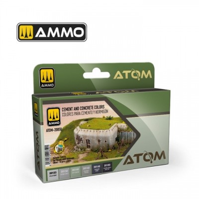 [ܼ] CG20850 [MIG AMMO] CG20850 ATOM Cement and Concrete Colors Set