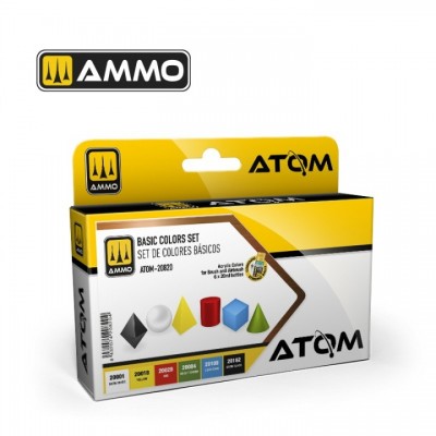 [ܼ] CG20820 [MIG AMMO] CG20820 ATOM Basic Colors Set