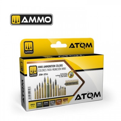 [ܼ] CG20746 [MIG AMMO] CG20746 ATOM WWII Ammunition Colors