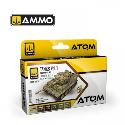 [ܼ] CG20734 [MIG AMMO] CG20734 ATOM Beginners Set: Tanks Vol.1