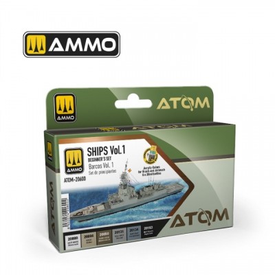 [ܼ] CG20600 [MIG AMMO] CG20600 ATOM Beginners Set: Ships Vol.1