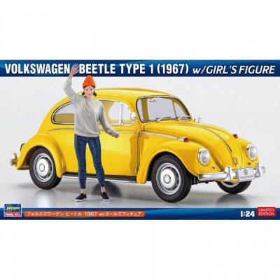 [ܼ] BH52420 [Hasegawa] BH52420 1/24 SP620 Volkswagen Beetle 1967 w/Girls Figures