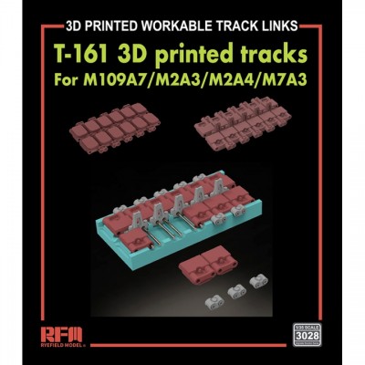 [ܼ] CRM3028 [RFM] CRM3028 1/35 T-161 Workable Track Links Set for M109A7/M2A3/M2A4/M7A3 (3D printed)