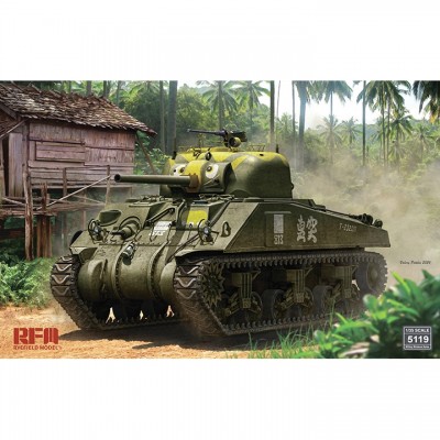 [���ܼ�] CRM5119 [RFM] CRM5119 1/35 M4A4 SHERMAN with workabel tracks,Metal Barrel