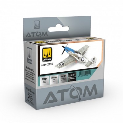 [ܼ] CG20915 [MIG AMMO] CG20915 ATOM Bare Metal Aircraft Colors Set