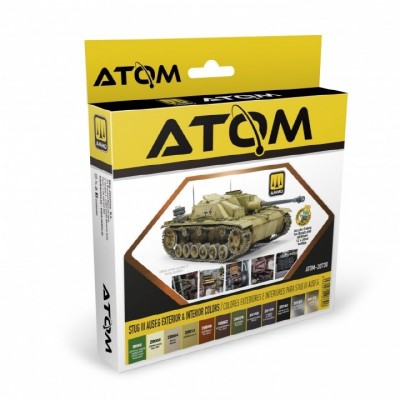 [ܼ] CG20730 [MIG AMMO] CG20730 ATOM STUG III Ausf.G Exterior & Interior Colors Set