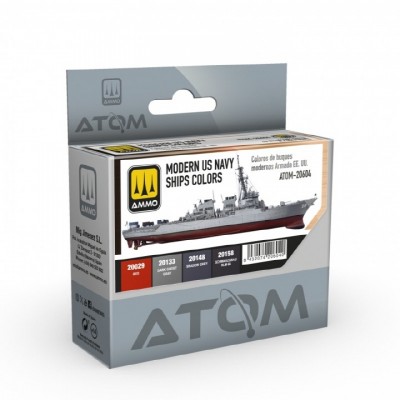 [ܼ] CG20604 [MIG AMMO] CG20604 ATOM Modern US NAVY Ships colors Set