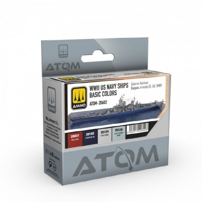 [ܼ] CG20602 [MIG AMMO] CG20602 ATOM WWII US NAVY Ships Basic Colors Set