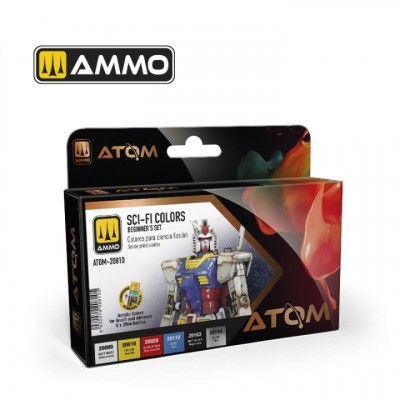 [ܼ] CG20810 [MIG AMMO] CG20810 ATOM Beginners Set: SCI-FI Colors
