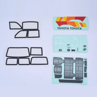 [ܼ] C3713 [ROC HOBBY] FCX10 TOYOTA LC80 DECAL SHEET