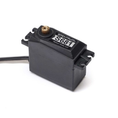 [ܼ] SPMS681 [SPEKTRUM] S681 Torque Servo, Brass Gears, 25T
