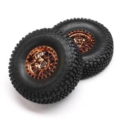 [���ܼ�] LOS45037 [TEAM LOSI] Wheel, Tire, Mounted (2): 8X Super Lasernut