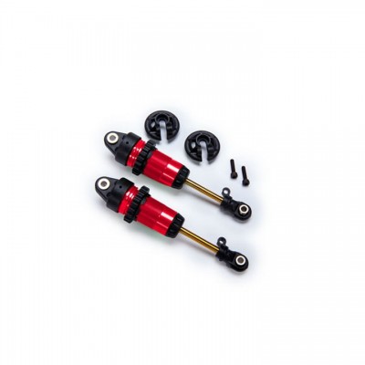 [ܼ] AX7461-RED [Traxxas] AX7461-RED Shocks, GTR long red-anodized, PTFE-coated bodies with TiN shafts