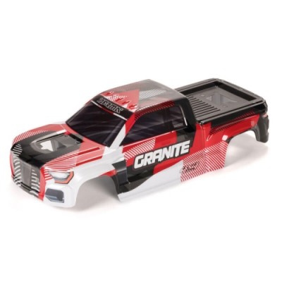 [ܼ] ARA-1622 [ARRMA] ARA-1622 GRANITE Clipless Painted Decaled Trimmed Body, Red