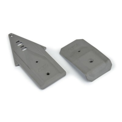 [ܼ] PRO639505 [PROLINE-RACING] PRO639505 Bash Armor Front/Rear Skid Plates (Stone Gray) for ARRMA 3S Vehicles