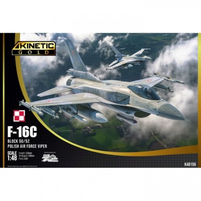 [ܼ] CNK48156 [Kinetic] CNK48156 1/48 F-16C Block 50/52 Polish Air Force w/CFT)