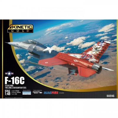 [ܼ] CNK48146 [Kinetic] CNK48146 1/48 F-16C Texas ANG