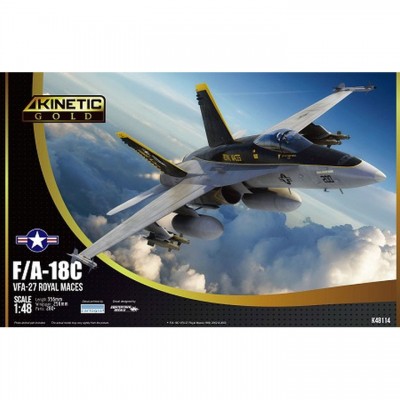 [���ܼ�] CNK48114 [Kinetic] CNK48114 1/48 F/A-18C VFA-27 Royal Mace