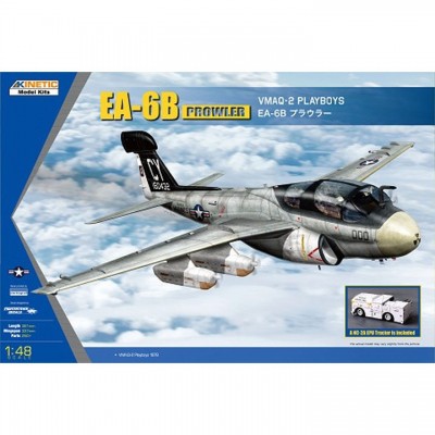 [ܼ] CNK48112 [Kinetic] CNK48112 1/48 EA-6B Prowler VMAQ-2 Playboys (with NC-2A EPU Tractor)