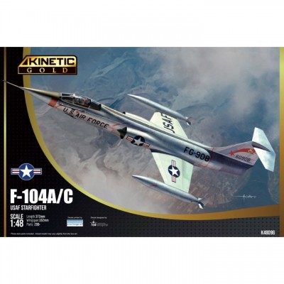 [ܼ] CNK48096 [Kinetic] CNK48096 1/48 F-104A/C USAF Starfighter