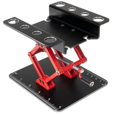 [ܼ] DTCS01005BK [DETAILS TECH] [DTCS01005BK] Aluminum 1/8 1/10 1/16 Adjustable RC Car Stand For Rc Car Repair Assembly Display 60-140mm(īĵ/)