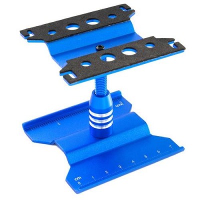 [ܼ] DTT66808A [DETAILS TECH] [DTT66808A] Aluminum Rotatihg Stand for SCX24 TRX-4M 1/18 1/24 RC Cars(īĵ/BLUE)