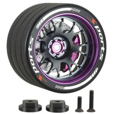 [ܼ] DTEL01037A [DETAILS TECH] [DTEL01037A] Aluminum RC Transmitter Steering Handwheel for M17/4PX/7PX/10PX/NB4/X9/KO EX